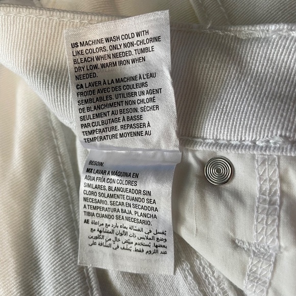 White Curvy Fit Capri Style & Co Women's 12 Denim Summer 5-Pocket Straight Leg - Picture 12 of 12